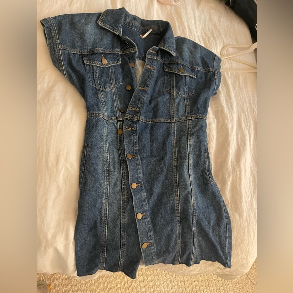 Free people denim dress